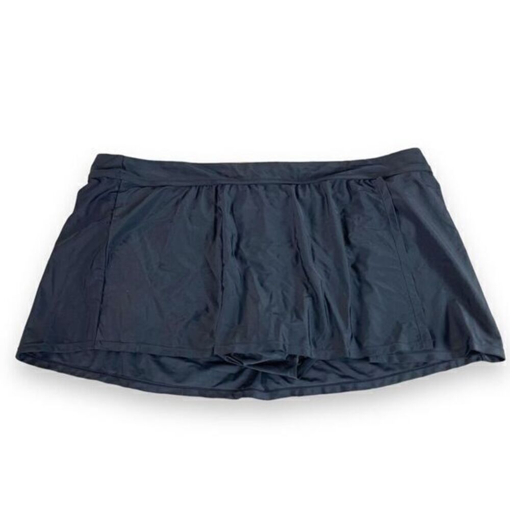 NEW Catalina Swimwear Swim Bottoms Womens‎ 3XL Black Nylon Spandex Stretch